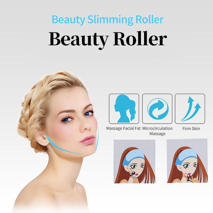 3D Roller Massager designed for facial and body lifting, featuring a portable and ergonomic design for effective massage.