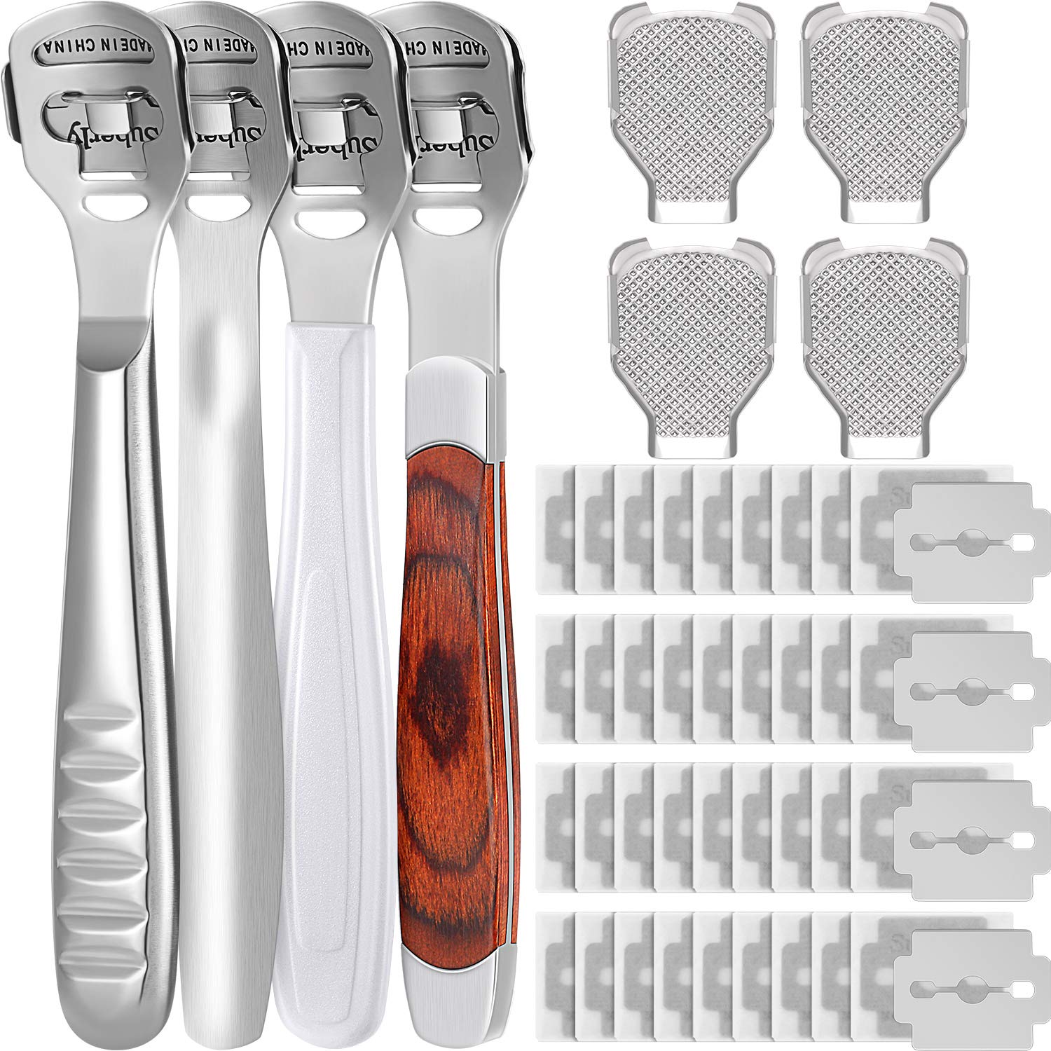 Main 48 Pieces Callus Shaver Sets in 4 Types Foot Care image
