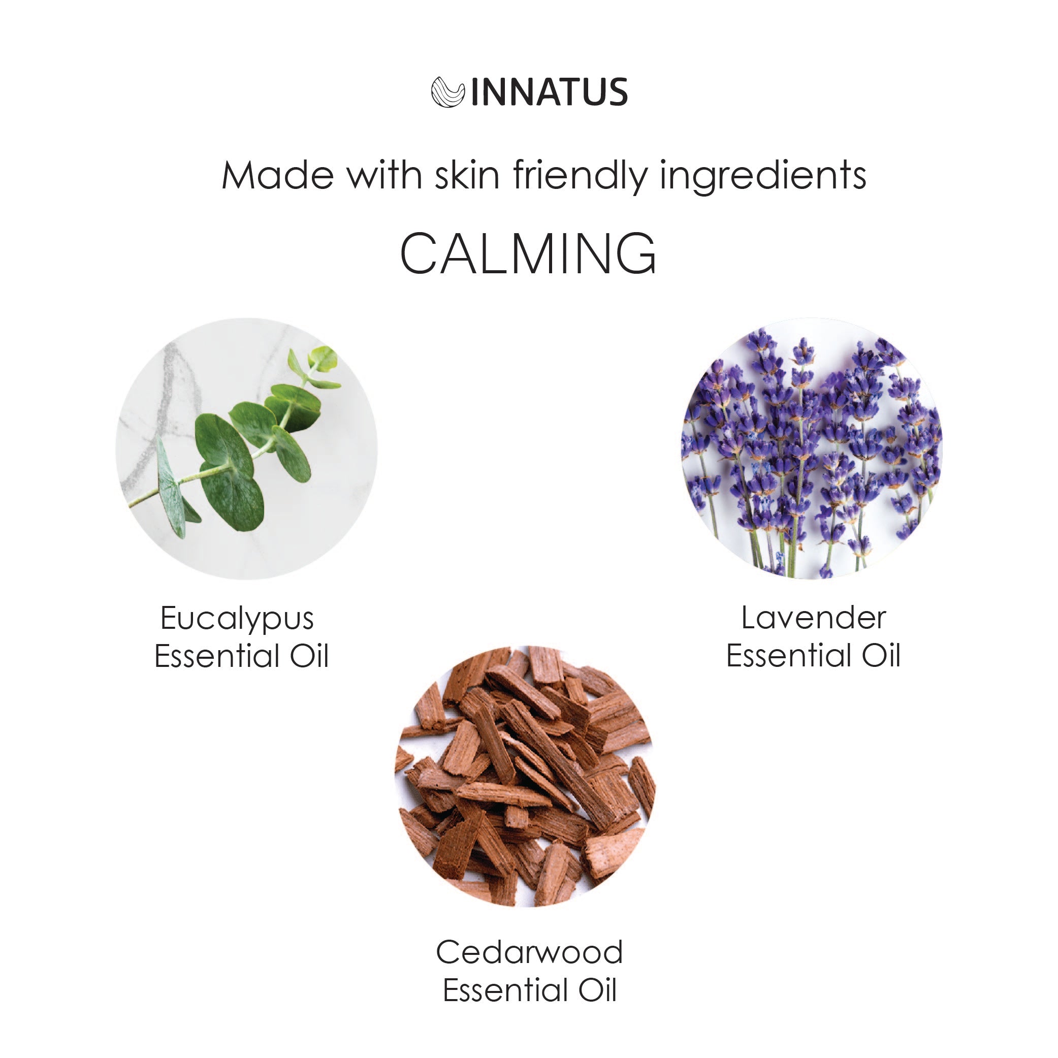 Calming shower spray bottle featuring eucalyptus and lavender essential oils, designed for a spa-like shower experience.