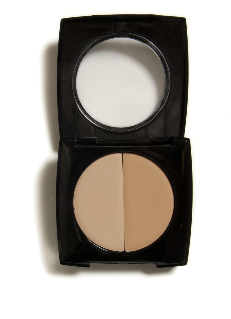 Danyel's Contouring Duo Blenders in Ivory Petal and Soft Beige, showcasing the product's packaging and colors.