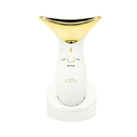 Derma Neck G-PLUS device with ergonomic design for facial and neck rejuvenation, showcasing its sleek appearance and functional features.