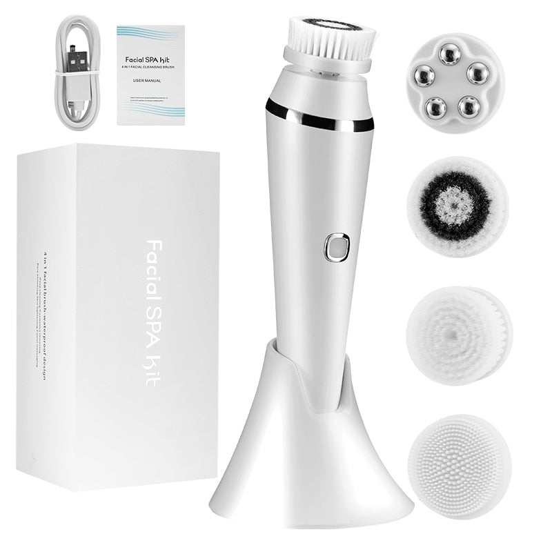 Main Electric 4 in1 Face Cleansing Brush Sonic Blackhead image