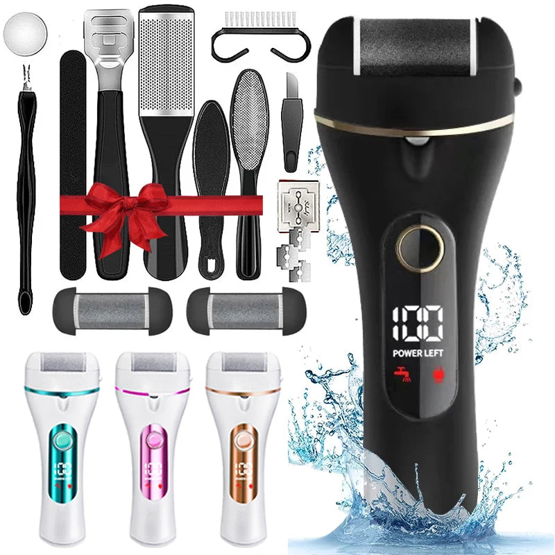 Electric Foot File Callus Remover Machine with ergonomic design for effective pedicure.