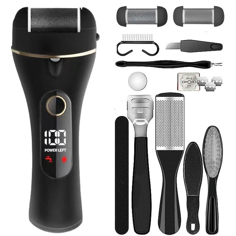 Electric Foot File Callus Remover Machine with ergonomic design for effective pedicure.