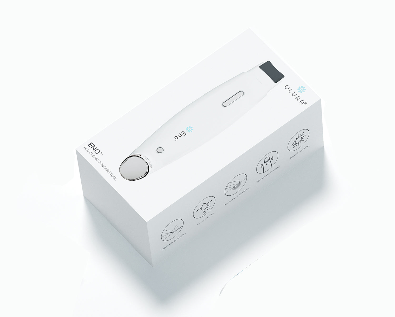 ENO™ All-in-One Facial Device showcasing its sleek design and features for skincare treatment.