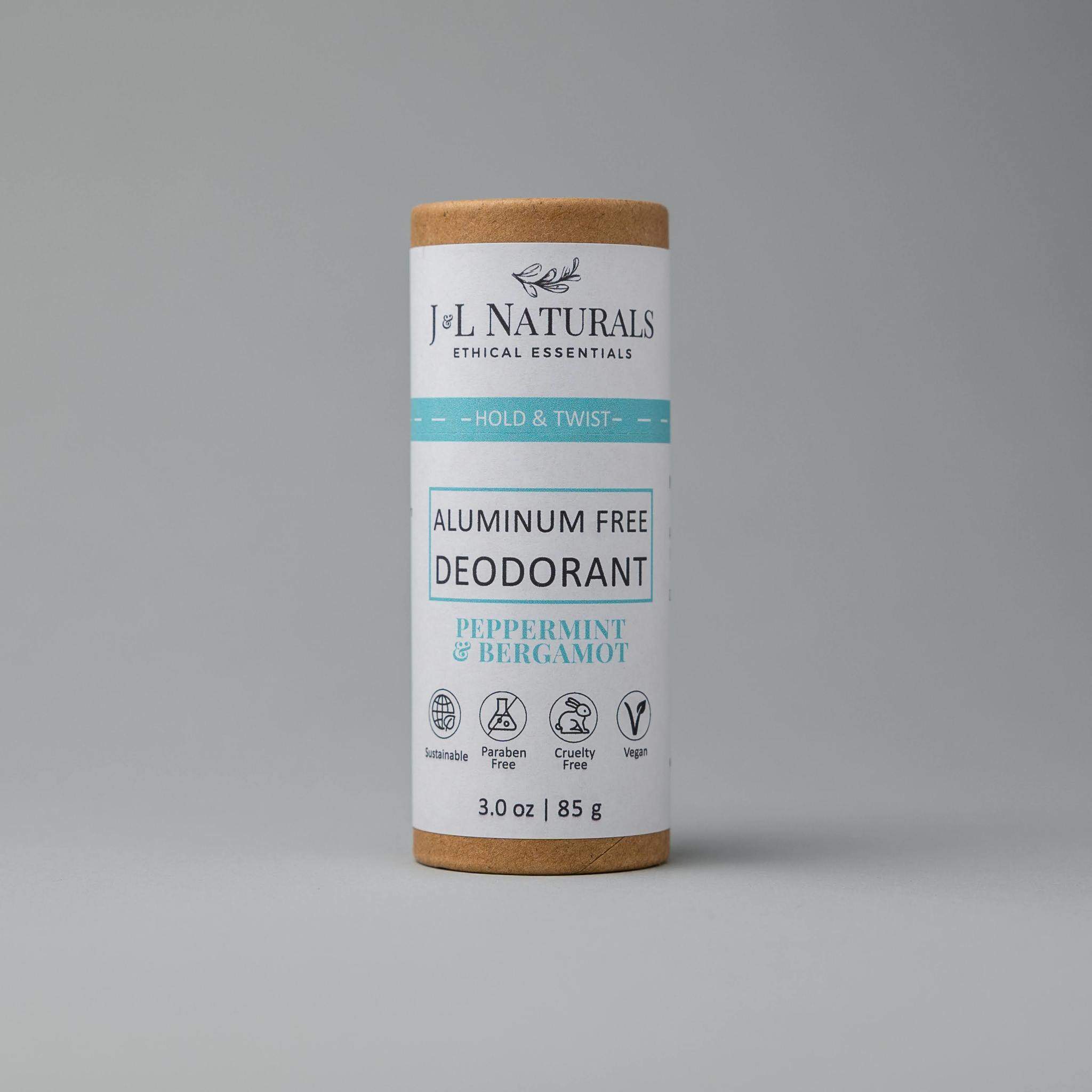 Extra-Strength Deodorant 2-Pack featuring various scents in eco-friendly packaging.