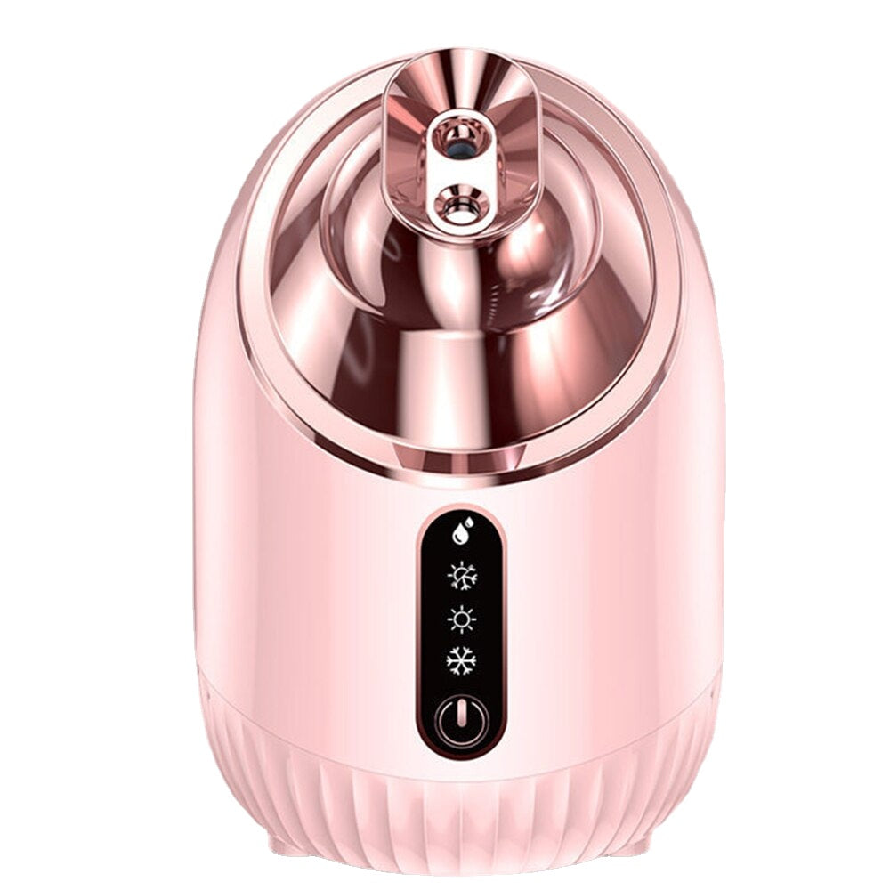 Face Steamer Nano Double Spray Facial Moisturizing Instrument with sleek design and water replenisher.