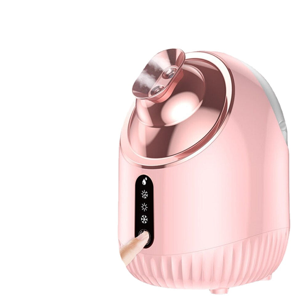 Face Steamer Nano Double Spray Facial Moisturizing Instrument with sleek design and water replenisher.