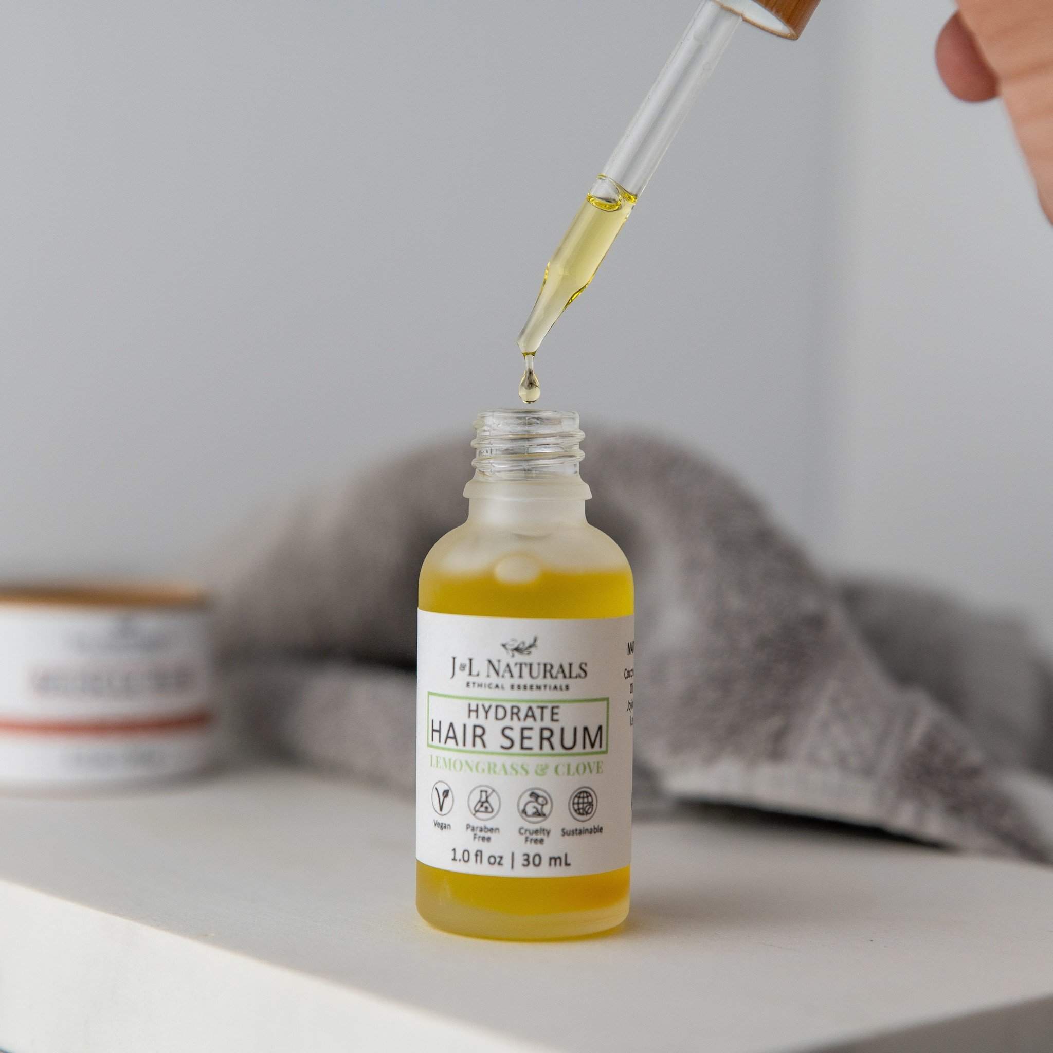 Hair Serum Bundle (5-Pack) featuring various serums for different hair types in elegant packaging.