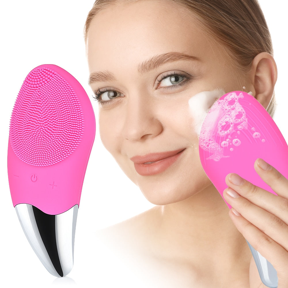 Main Mini Electric Facial Cleansing Brush Face Cleaner image