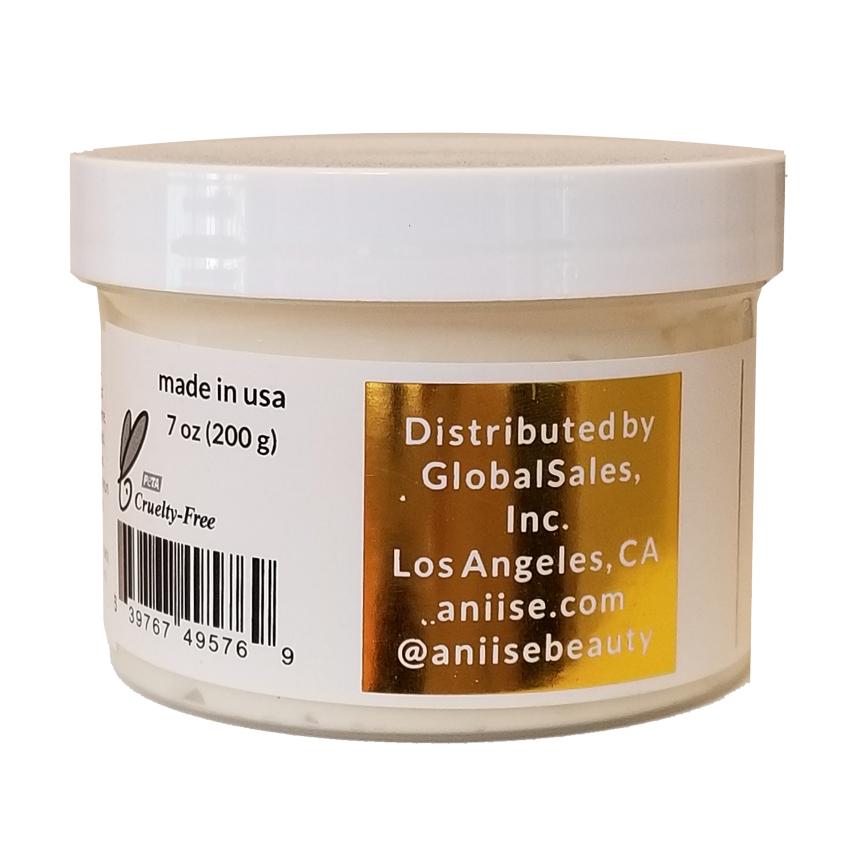 Moisturizing Body Butter Cream with Collagen in a jar, surrounded by natural ingredients like avocado and coconut oil.