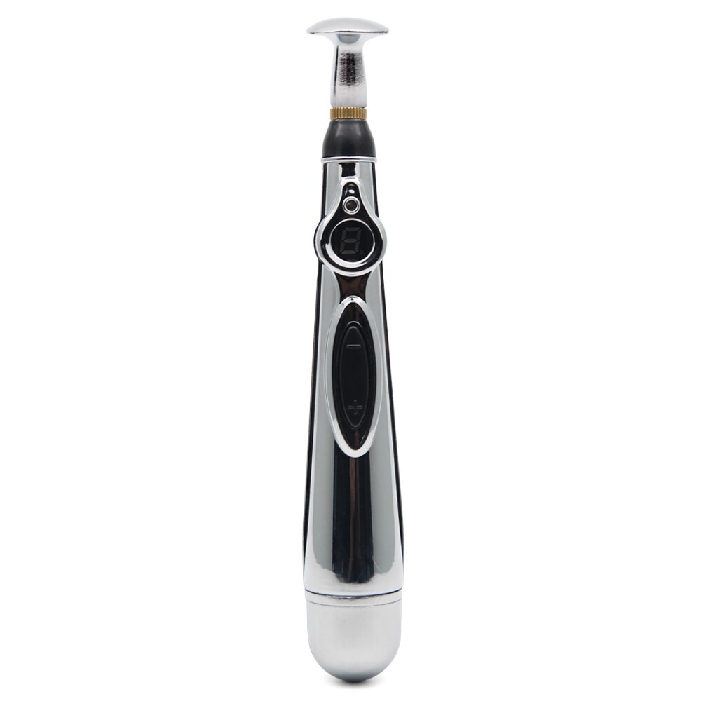 New Electric Acupuncture Magnet Treatment Heal Massage Pen with various heads for effective pain relief and health promotion.