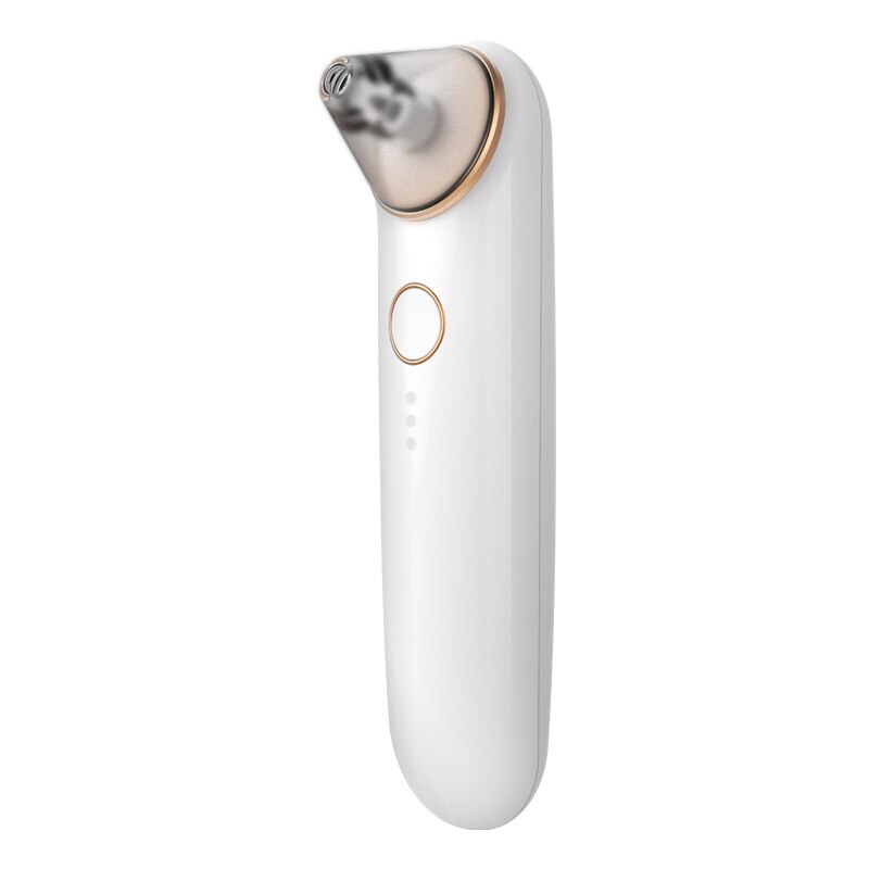 Multifunctional Vacuum Blackhead Remover with various probes and USB charging cable, designed for deep facial cleansing.