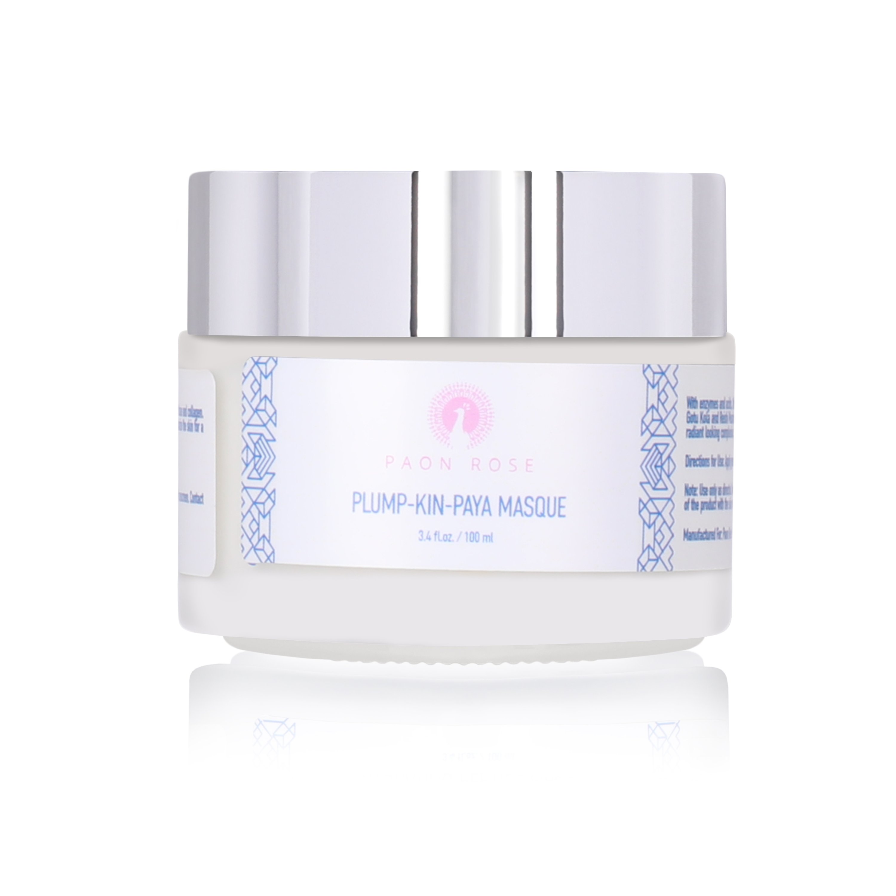 Papaya & Honey Revitalizing Facial mask in a jar, showcasing its creamy texture and vibrant color, surrounded by fresh papaya and honey.