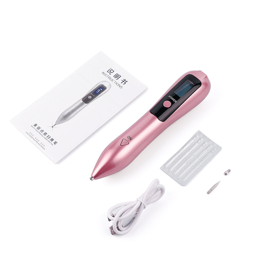 Pink mole removal pen set.