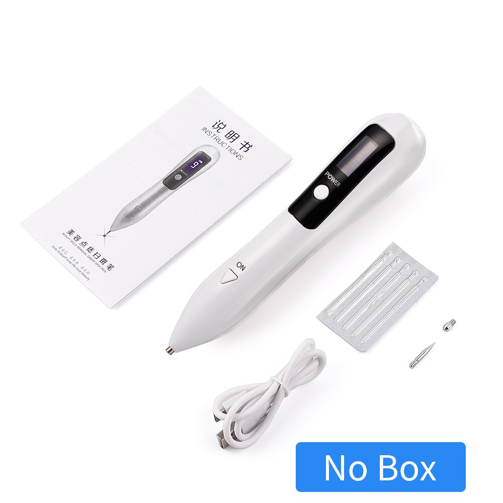 White mole removal pen kit.