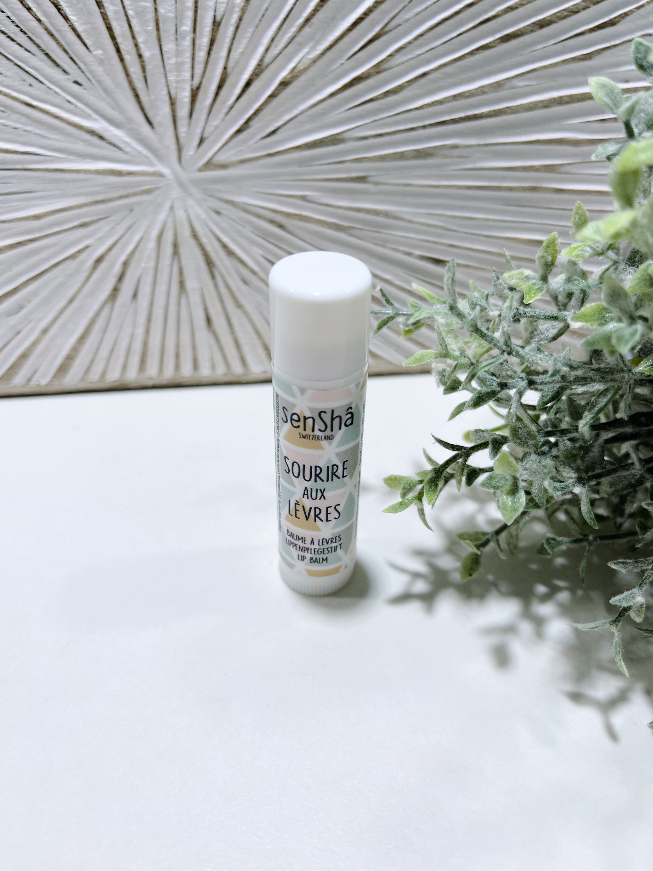 Sourire aux Lèvres 5ml, baume à lèvres réparateur avec une texture légère et une senteur fruitée, idéal pour hydrater et protéger les lèvres.