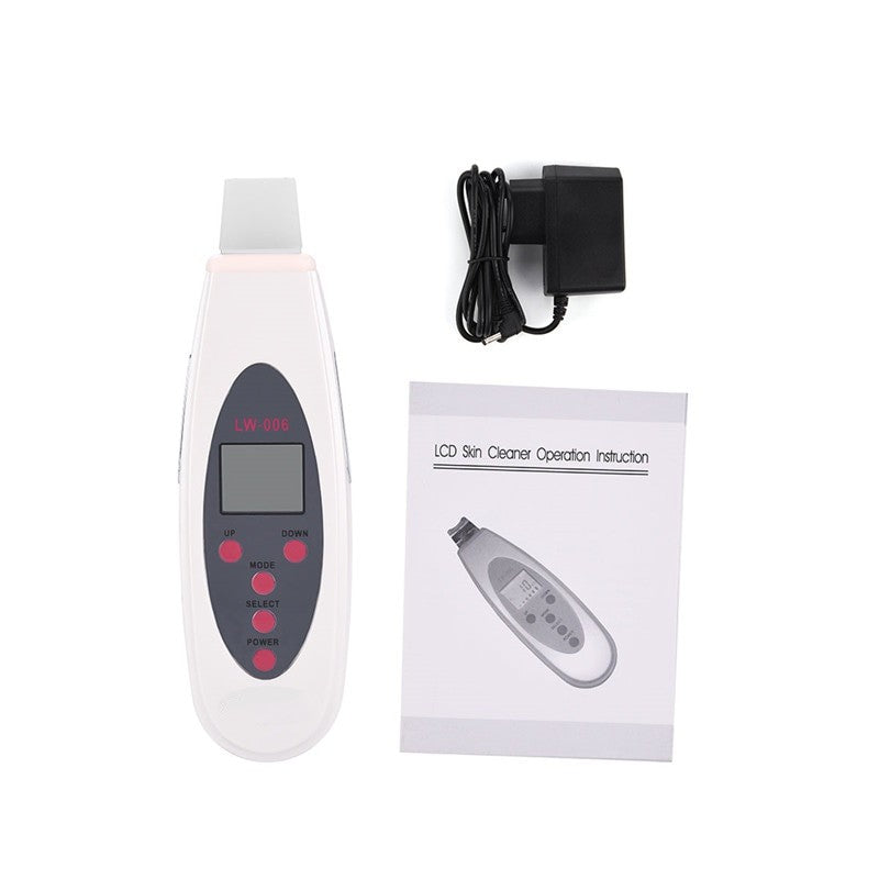 Ultrasonic Skin Scrubber and Mini Nano Facial Steamer for deep facial cleansing and hydration.