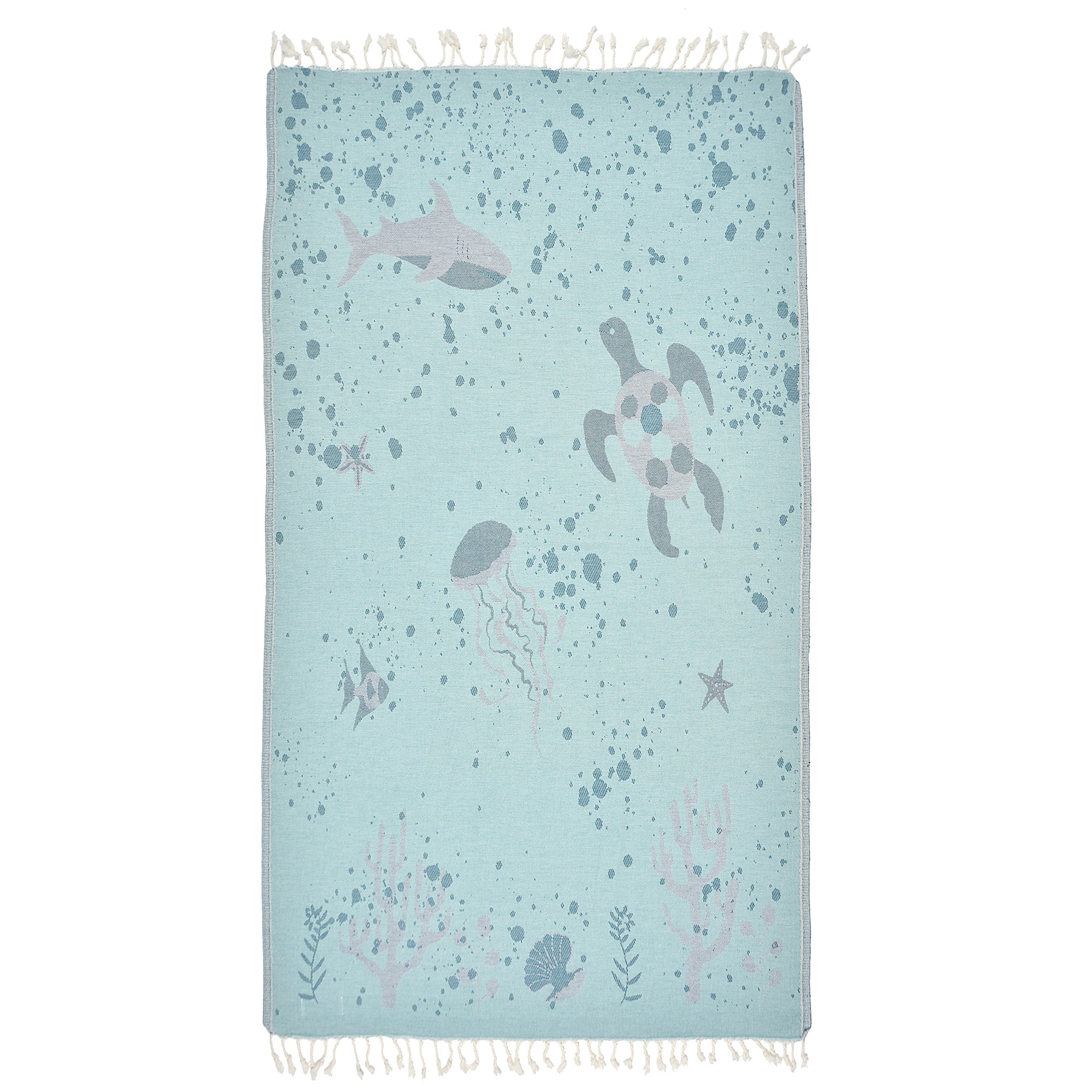 Exclusive Deep Bubbles Peshtemal Beach Towel made of 100% pure cotton, featuring a unique bubble texture and vibrant colors, perfect for beach and pool use.