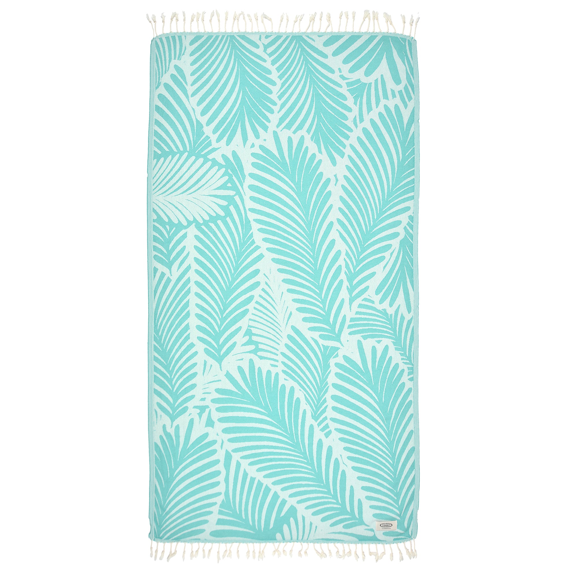 Exclusive Jungle Peshtemal Beach Towel made of 100% cotton, featuring a vibrant jungle design, perfect for beach, pool, or yoga use.