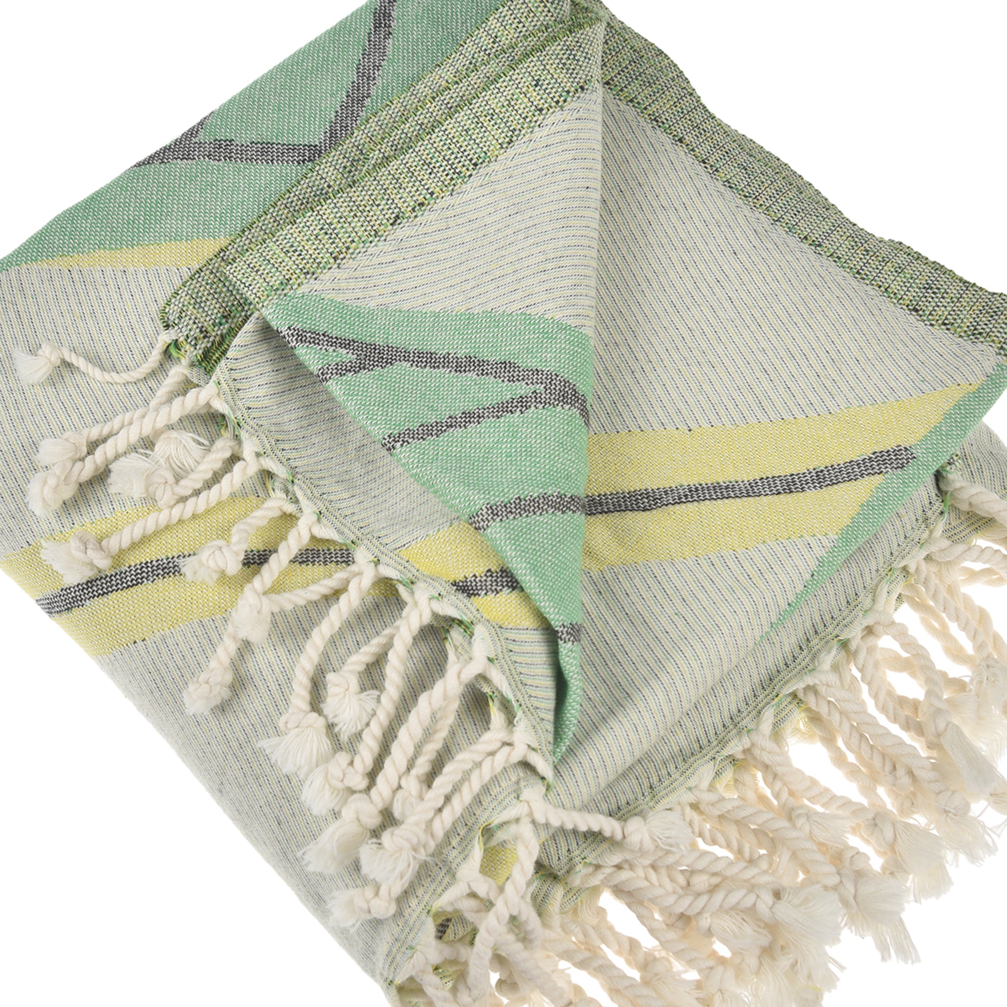 Exclusive Sun and Jungle Peshtemal Beach Towel made from 100% cotton, featuring a vibrant design and soft texture, perfect for beach and pool use.