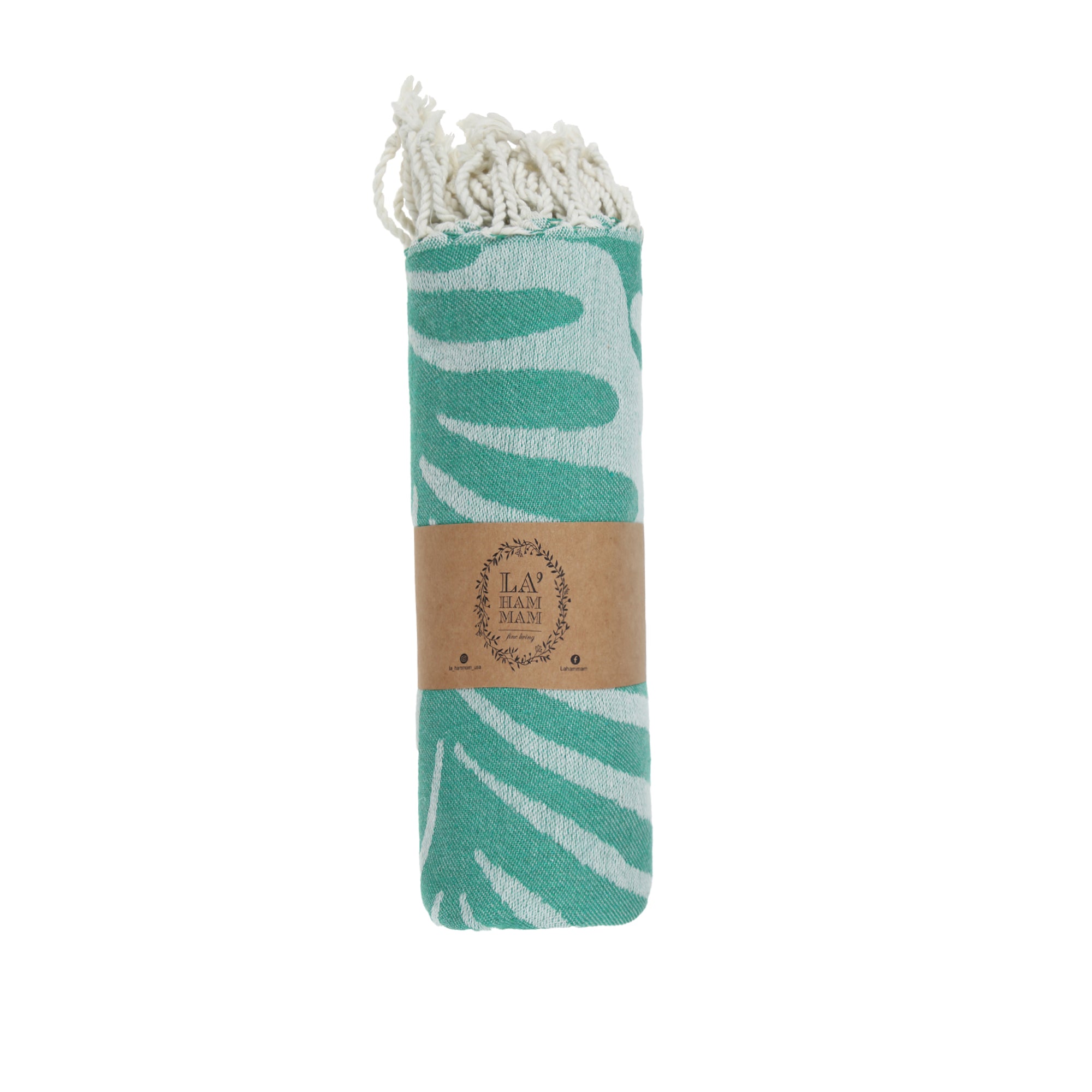 Jungle Peshtemal Pure Cotton Throw Beach Towel in vibrant colors, showcasing its traditional woven design and soft texture.