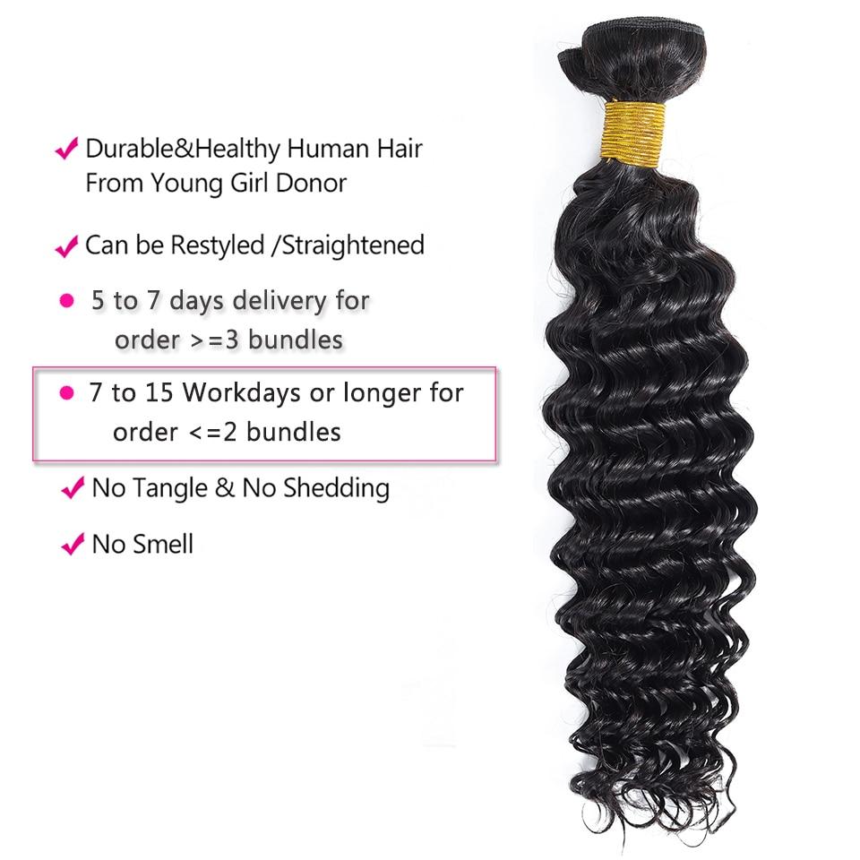 10A Grade Deep Wave Human Hair bundles with 4x4 closure and 13x4 frontal, showcasing luxurious texture and natural color.