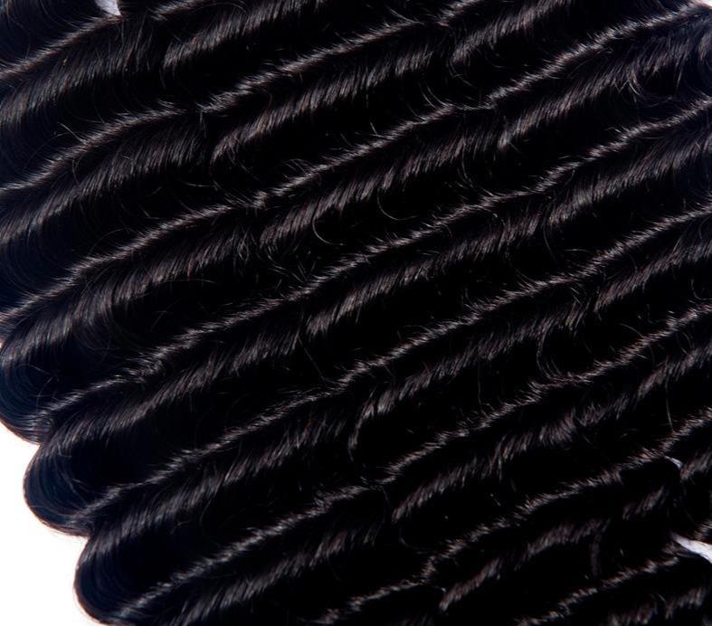 10A Grade Loose Deep Wave hair bundles with 4x4 closure and 13x4 frontal, showcasing natural color and luxurious texture.