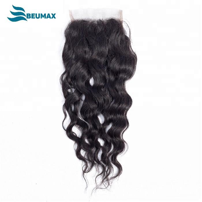 10A Grade Water Wave Human Hair bundles with 4x4 closure and 13x4 frontal, showcasing natural color and luxurious texture.