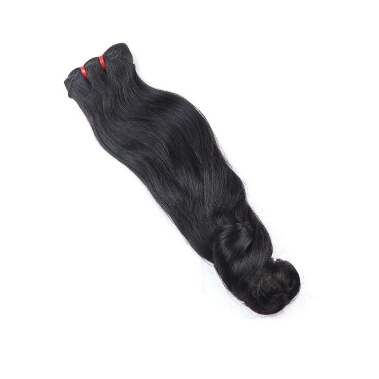 10A Grade Brazilian 3/4 Bundles U6 Bouncy Curl Human Hair showcasing its luxurious texture and quality.