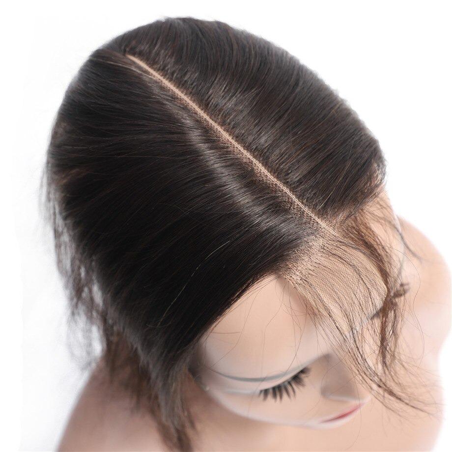 10A Grade Brazilian Straight 2x6 Lace Closure featuring Remy human hair, showcasing a natural straight texture and hand-tied Swiss lace base.