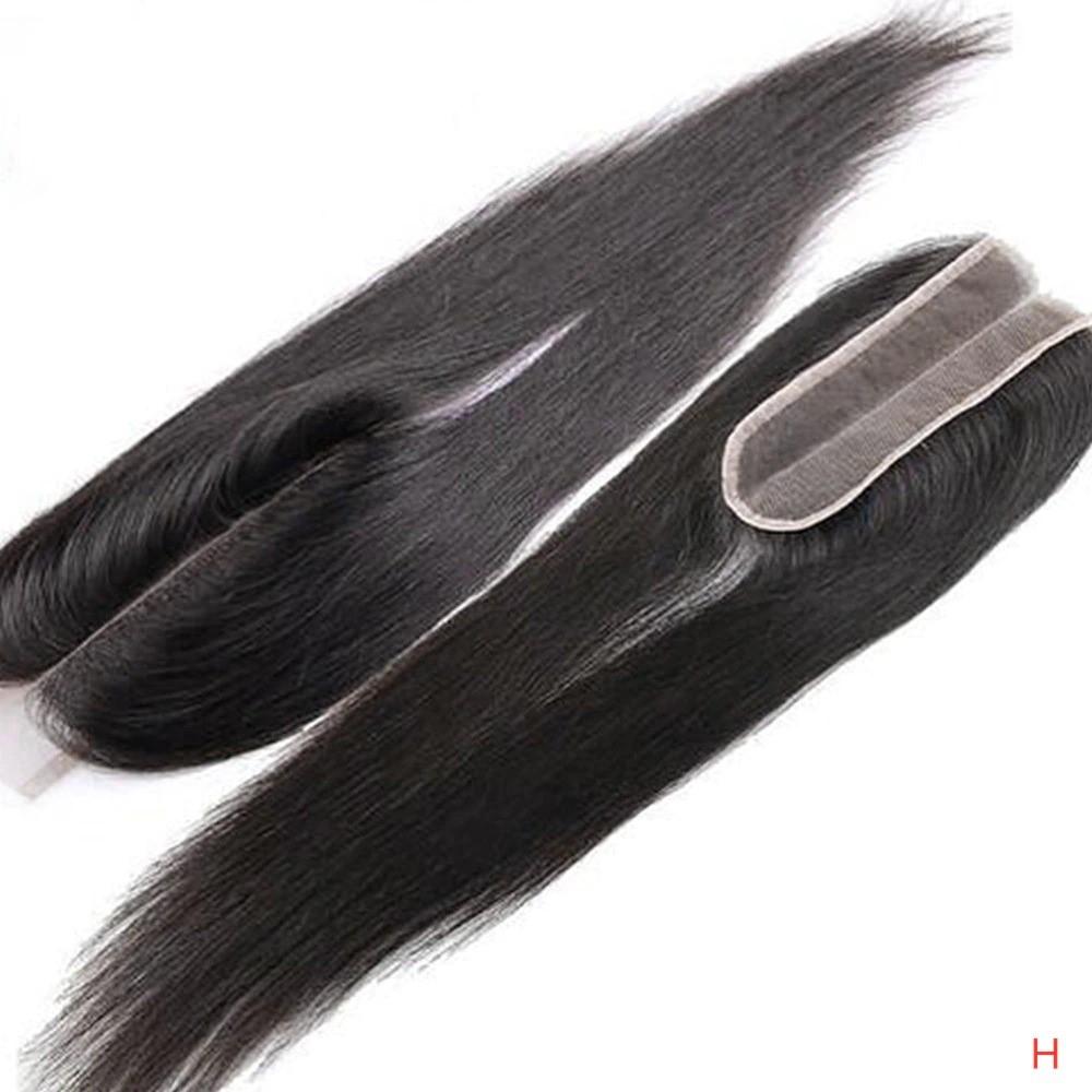 10A Grade Brazilian Straight 2x6 Lace Closure featuring Remy human hair, showcasing a natural straight texture and hand-tied Swiss lace base.