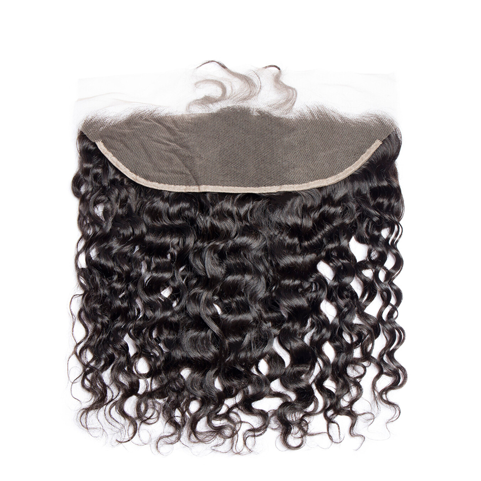 10A Grade HD Transparent 13x4 Lace Frontal Closure featuring body wave texture, Swiss lace, and natural color for seamless integration.