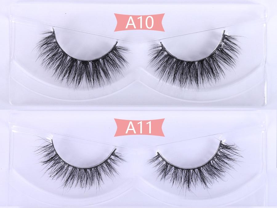 30 pairs of handmade cruelty-free mink lashes in bulk, showcasing their thick and long design for dramatic eye makeup.