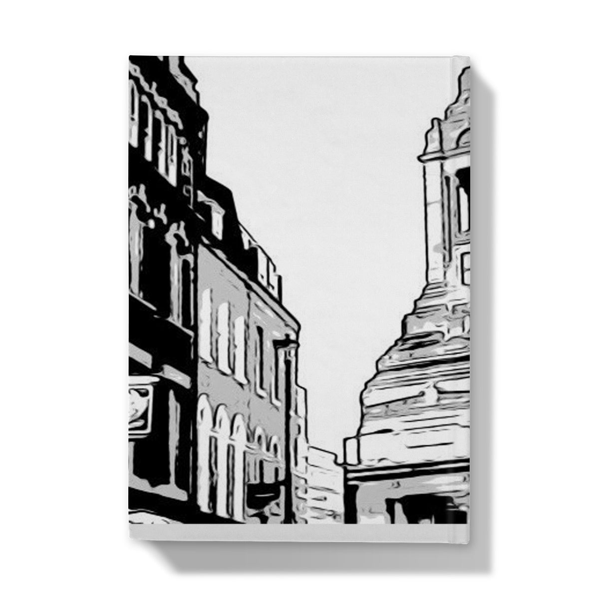 A Grand Place Hardback Journal with a smooth matte finish and 64 pages of quality 90 gsm paper, ideal for writing and sketching.