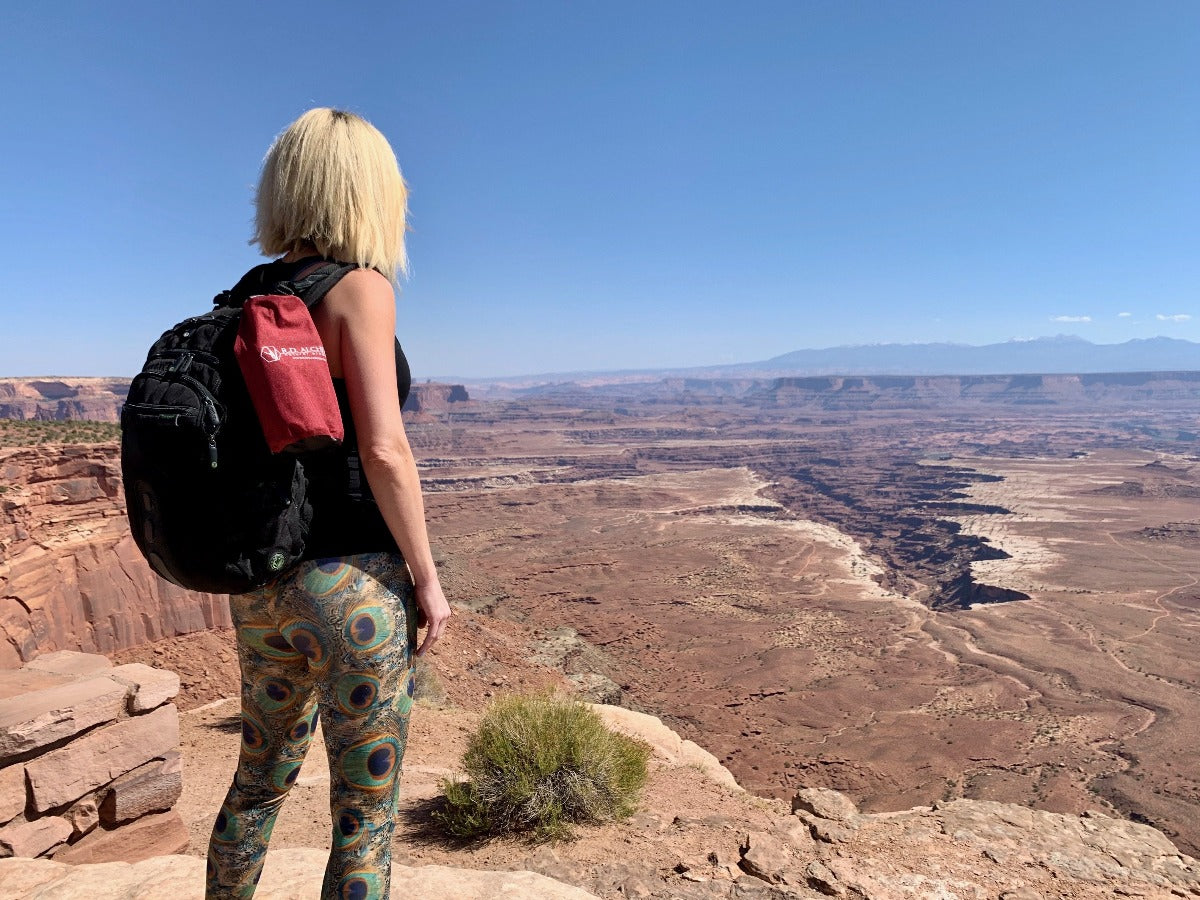 Adventure Bag containing essential outdoor protection and hydration products, designed for outdoor enthusiasts.