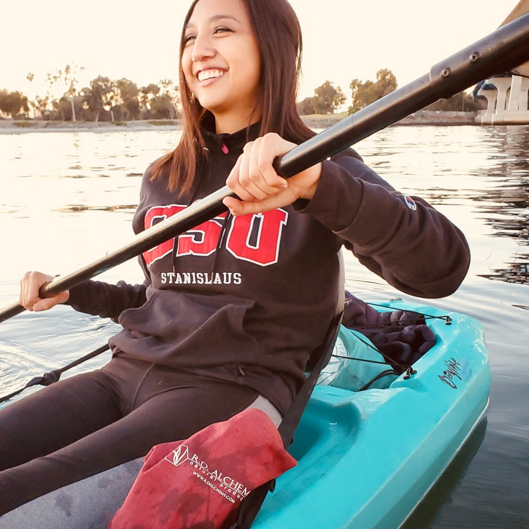 Adventure Bag containing essential outdoor protection and hydration products, designed for outdoor enthusiasts.