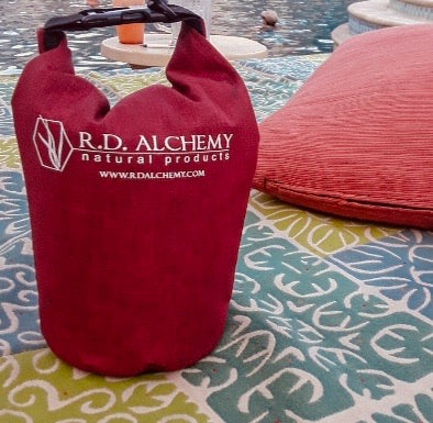 Adventure Bag containing essential outdoor protection and hydration products, designed for outdoor enthusiasts.