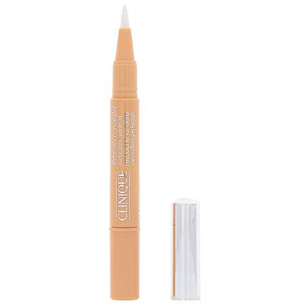 Clinique Airbrush Concealer in shade 05 Fair Cream, showcasing its sleek packaging and applicator tip.