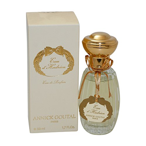 Annick Goutal Eau d'Hadrien Eau de Parfum in an elegant glass bottle, showcasing a vibrant citrus fragrance.