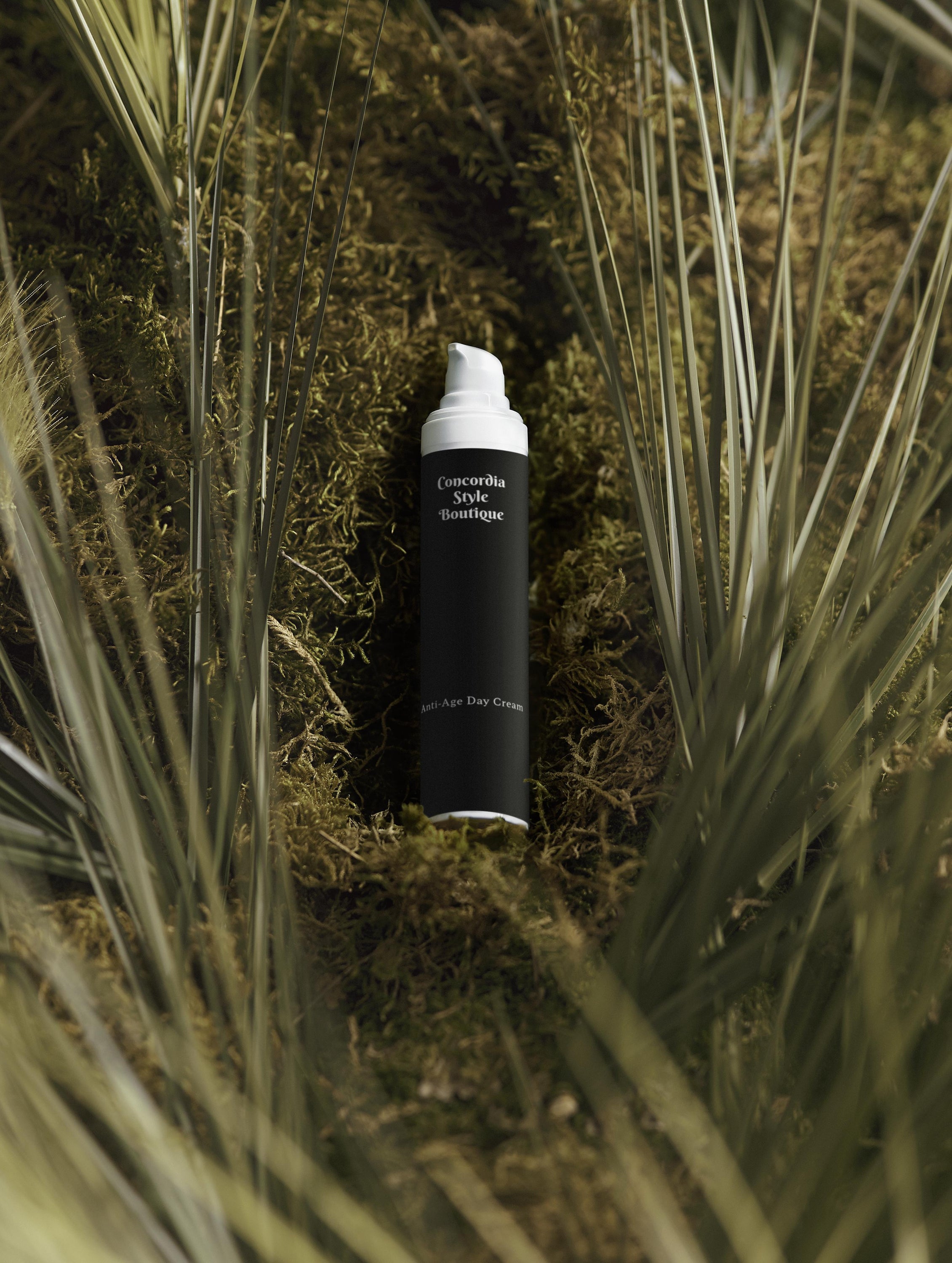 Anti-Ageing Day Cream in a sleek jar, showcasing its velvety texture and natural ingredients.