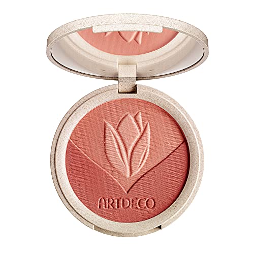 Artdeco Natural Trio Blush in Peach Perfect featuring three coordinated shades in a compact design.