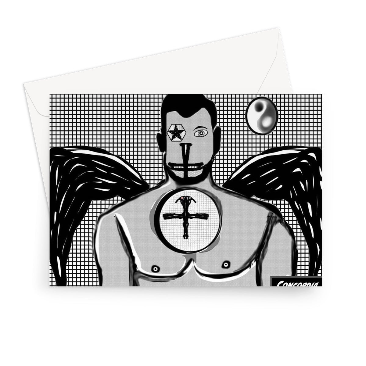 A beautifully designed Balance Greeting Card made from high-quality 330gsm Fedrigoni card, featuring an elegant and minimalist design.