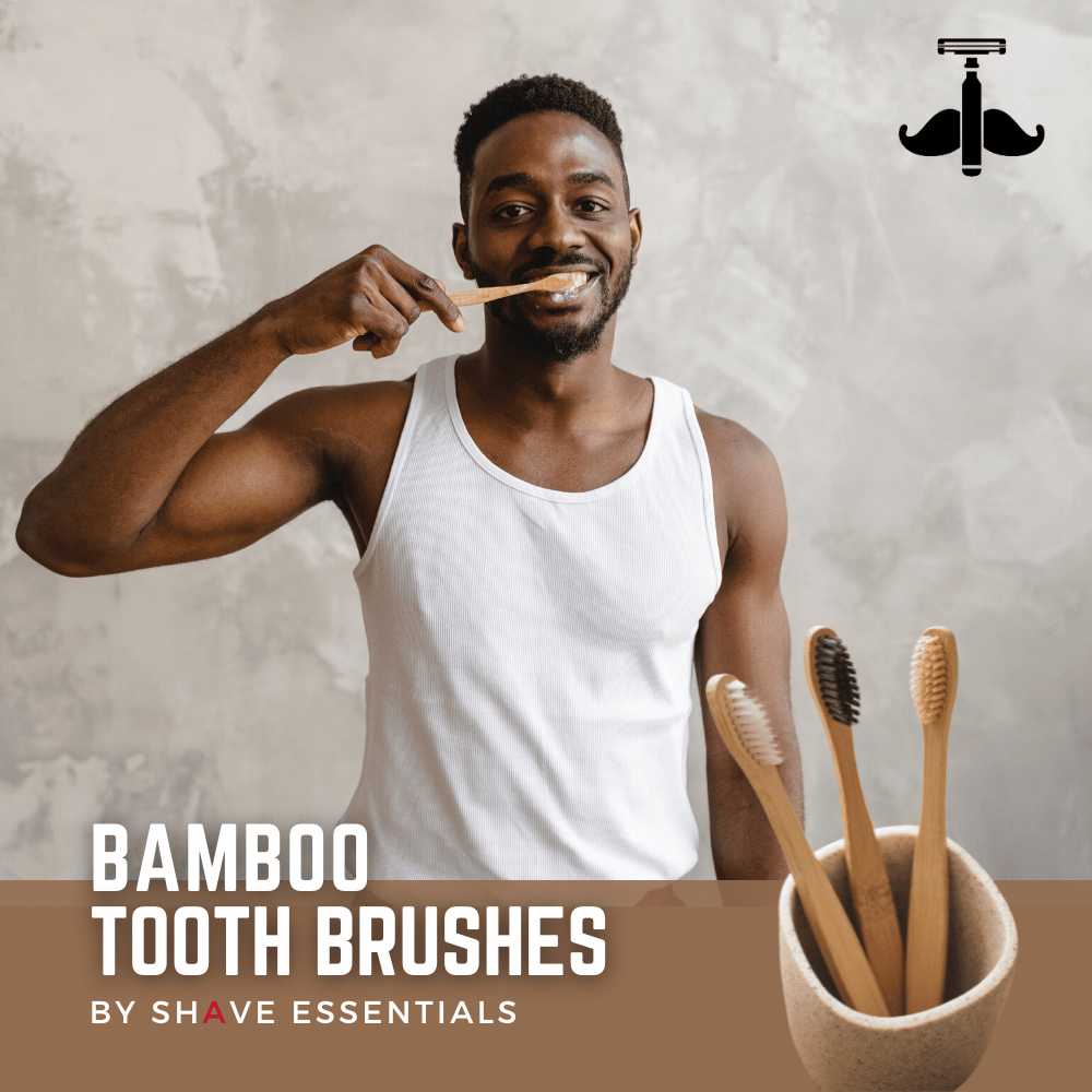 Eco-friendly bamboo toothbrush with soft bristles and stylish design, perfect for sustainable dental care.