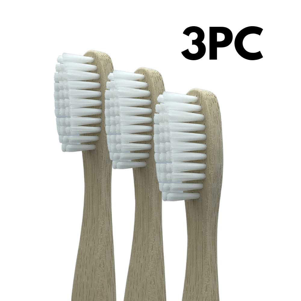 Eco-friendly bamboo toothbrush with soft bristles and stylish design, perfect for sustainable dental care.