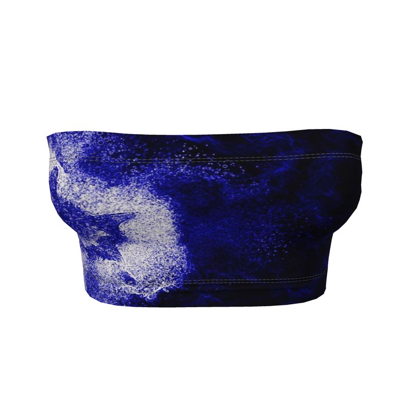 A stylish Bandeau Boob Tube made from poly-elastane Lycra, featuring a fully lined design and four-way stretch for comfort.