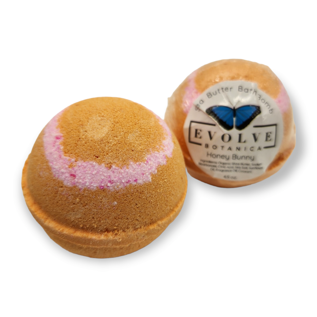 Honey Bunny Bath Bomb featuring vibrant colors and a cute bunny design, perfect for Easter celebrations.