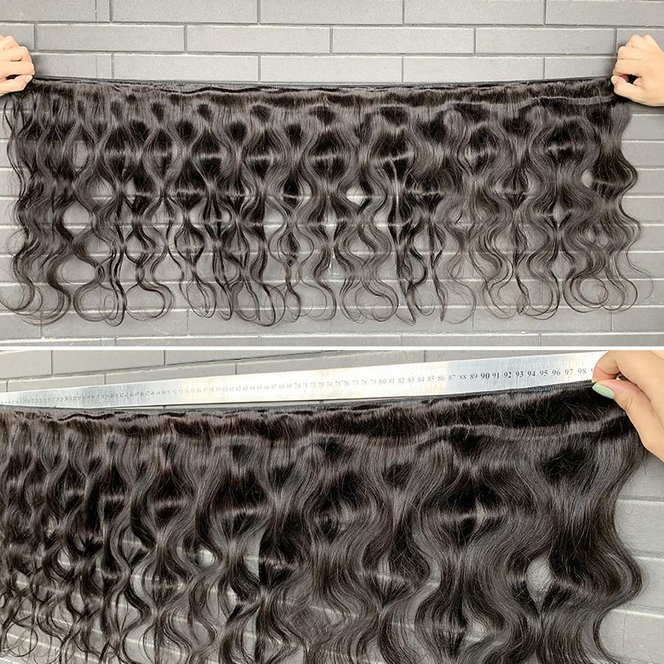BeuMax 10A Grade Body Wave Bundles with 2x6 Closure, showcasing luxurious, unprocessed Brazilian hair in a wavy texture.