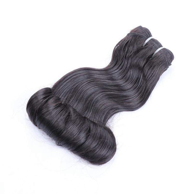 Beumax Double Drawn 12A Grade Egg Curl Bundles with Closures, showcasing luxurious, shiny, and soft virgin hair in a wavy texture.