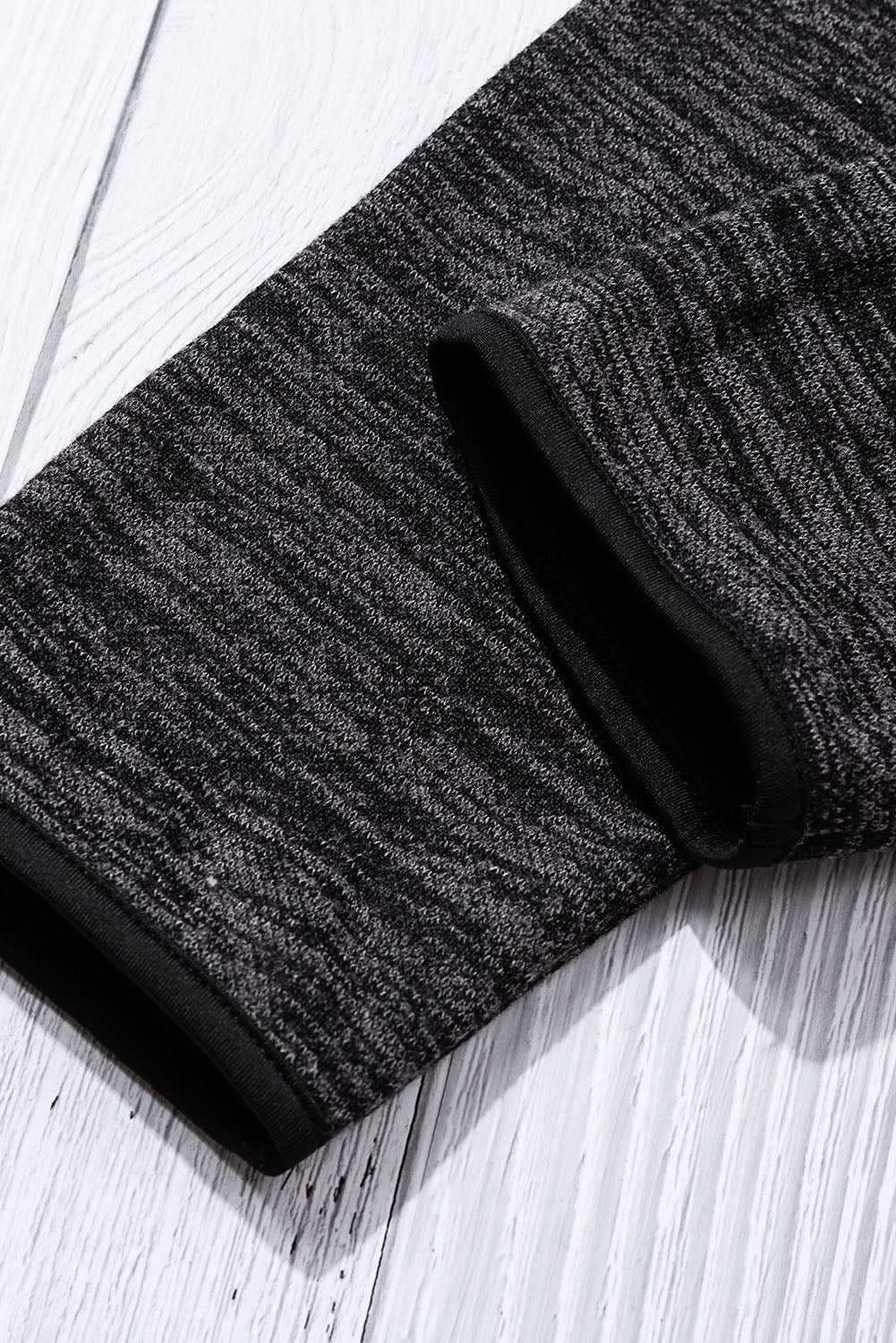 Blue Quarter Zip Pullover Sweatshirt featuring a kangaroo pocket and soft fabric, perfect for casual and sportswear.